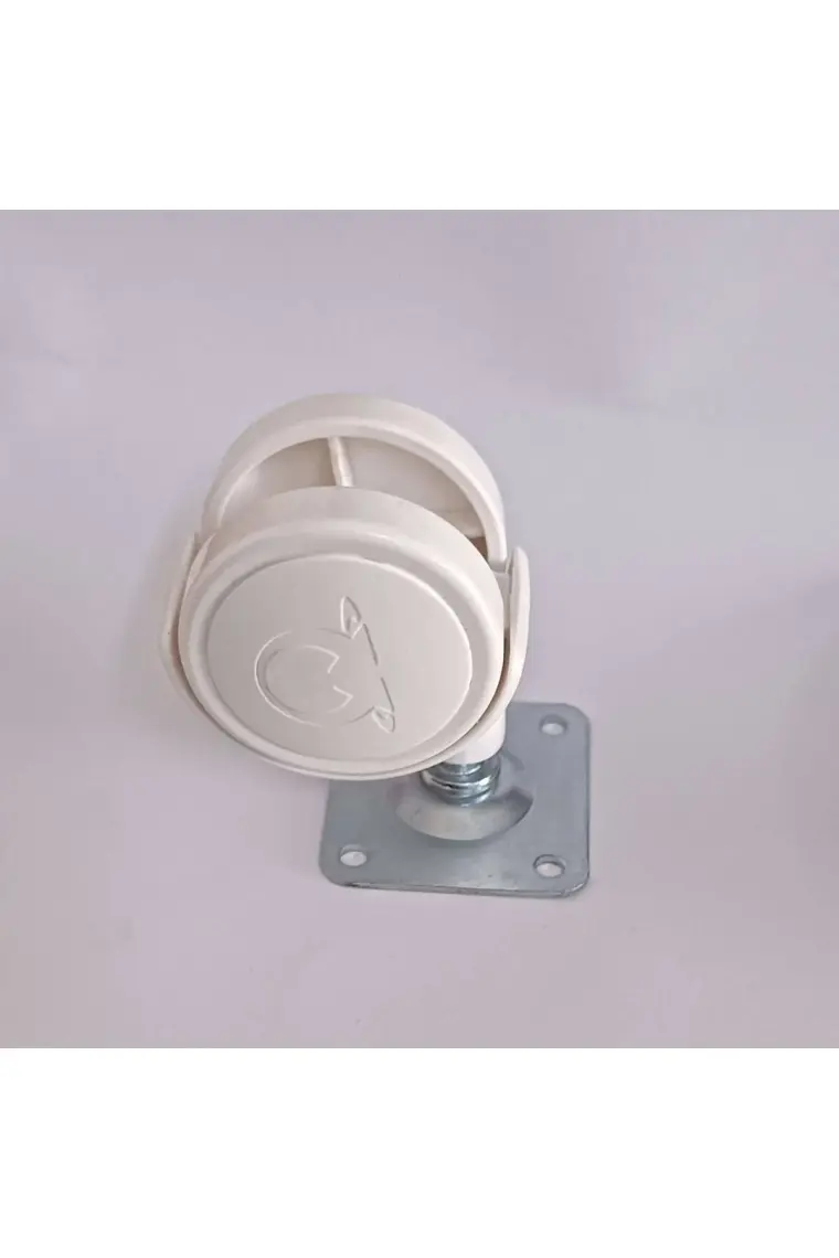 Adem Koç Plastik Oynak Tablalı Dolap Sehpa Masa Ayağı Mobilya Tekerleği 40 mm Polyemid (4 Adet)