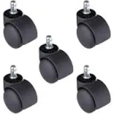 Badem10 5 Adet Pimli Geçmeli Ofis Koltuk Sandalye Tekeri 50 mm
