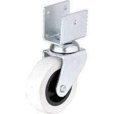 Hts 324 - 50X20 mm Gri Kısa U Tablalı Teker 4 Adet