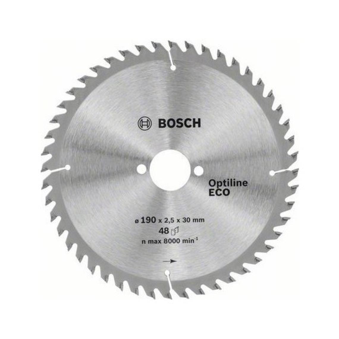 Bosch Optiline Eco 190 x 30 Mm 48 Diş 2608641790