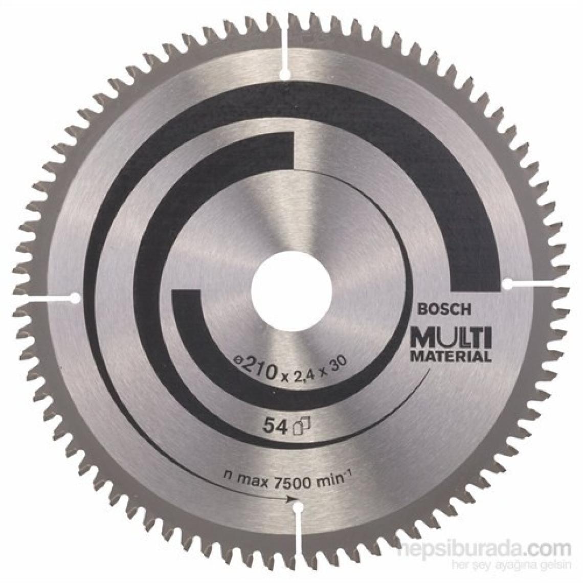 Bosch  - Çoklu Malzeme İçin Daire Testere Bıçağı - 210 X 30 X 2,5 Mm, 80 Diş