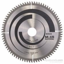 Bosch  - Çoklu Malzeme İçin Daire Testere Bıçağı - 210 X 30 X 2,5 Mm, 80 Diş