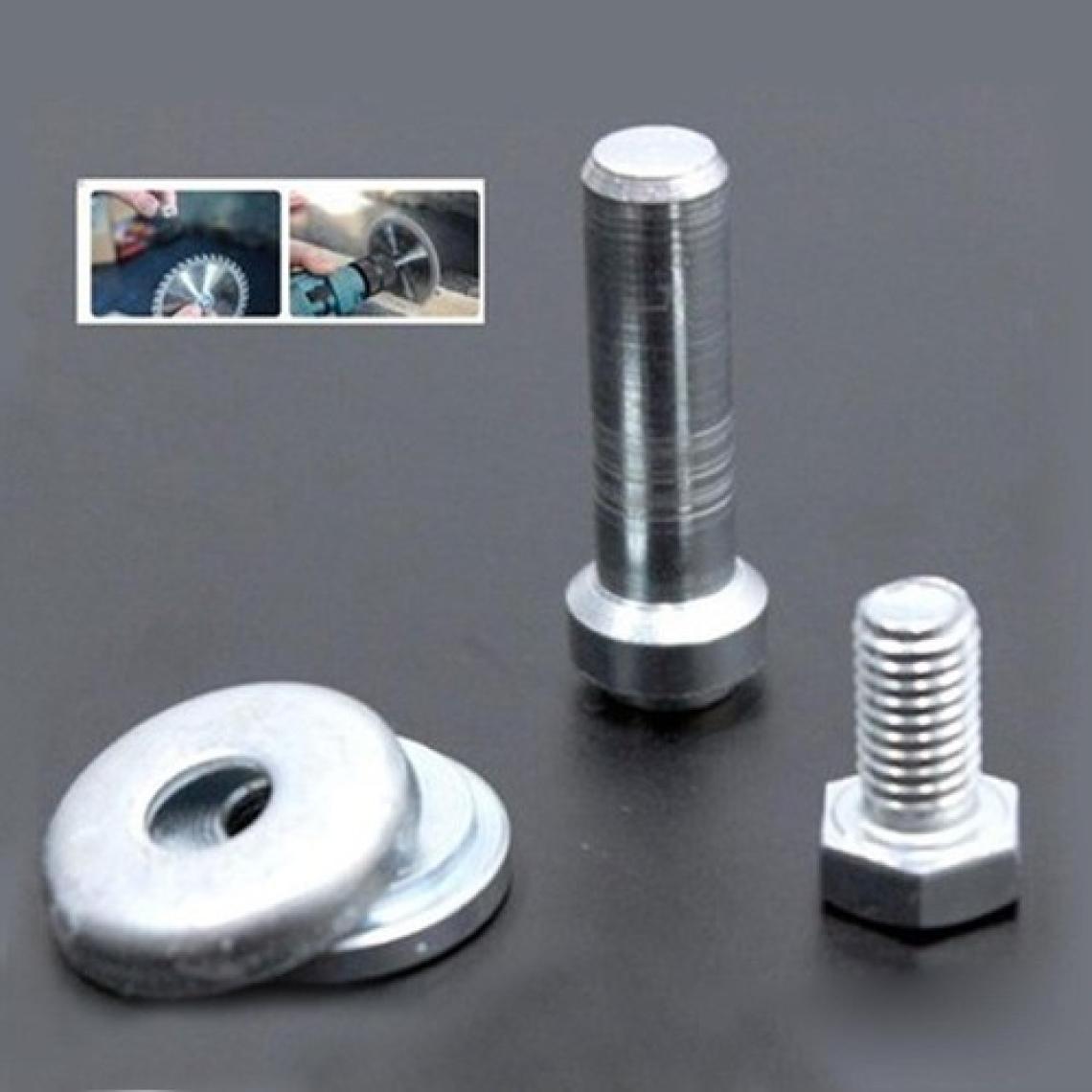 Badem10 Daire Testere Bıçağı Ağaç Odun Ahşap Sunta Kesme Testeresi 115 mm 40 Diş + Matkap Aparatı