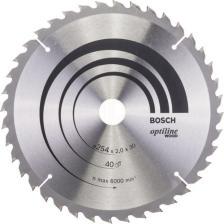 Bosch  - Optiline Serisi Ahşap İçin Daire Testere Bıçağı - 254 X 30 X 2,0 Mm, 40 Diş