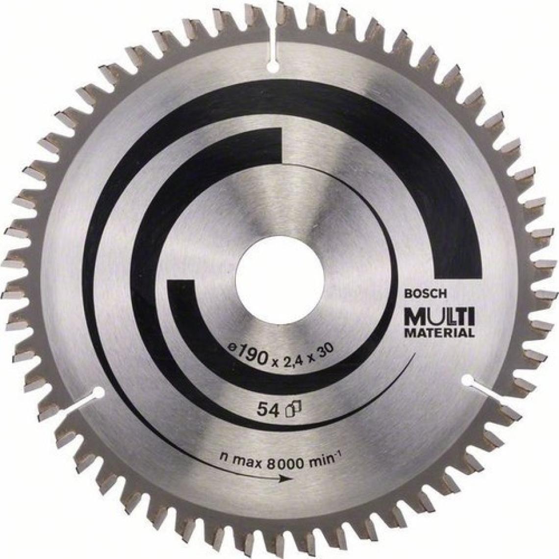Bosch  - Çoklu Malzeme İçin Daire Testere Bıçağı - 190 X 30 X 2,4 Mm, 54 Diş