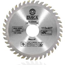 Badem10 Emka Ahşap Kesme Sunta Testeresi 115 mm 40 Diş