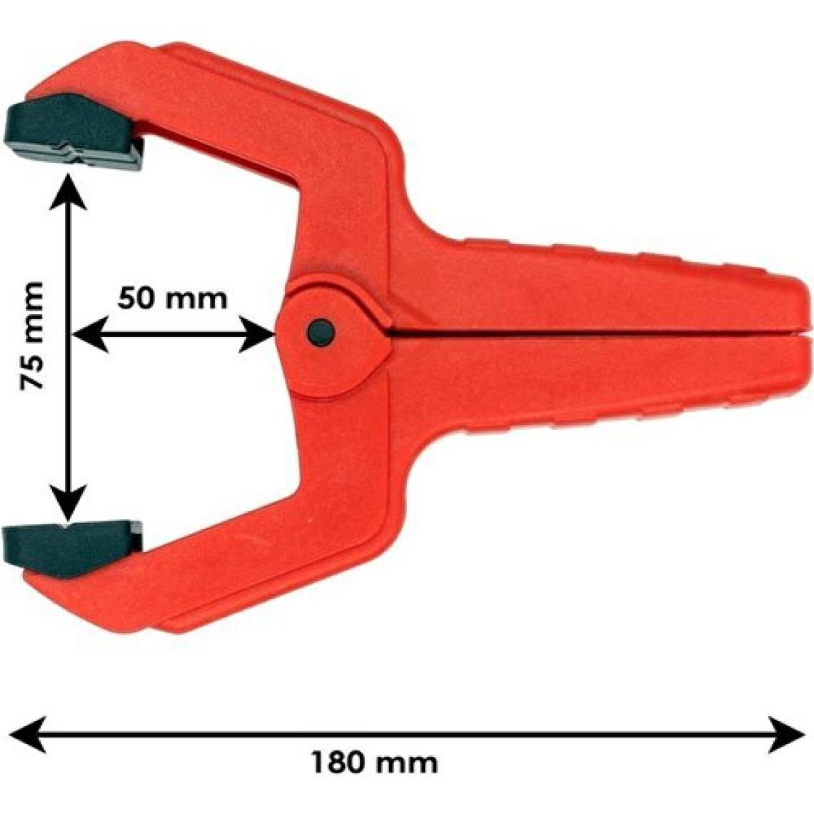 Rox 0149 Yaylı Mandal Tip Kıskaç Işkence 75 mm (2 Li)
