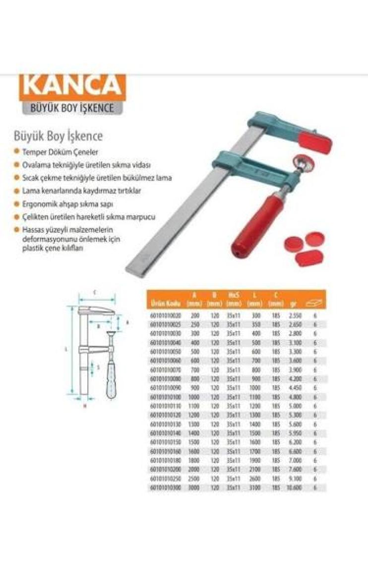 Kanca Büyük Tip İşkence Ebat 80
