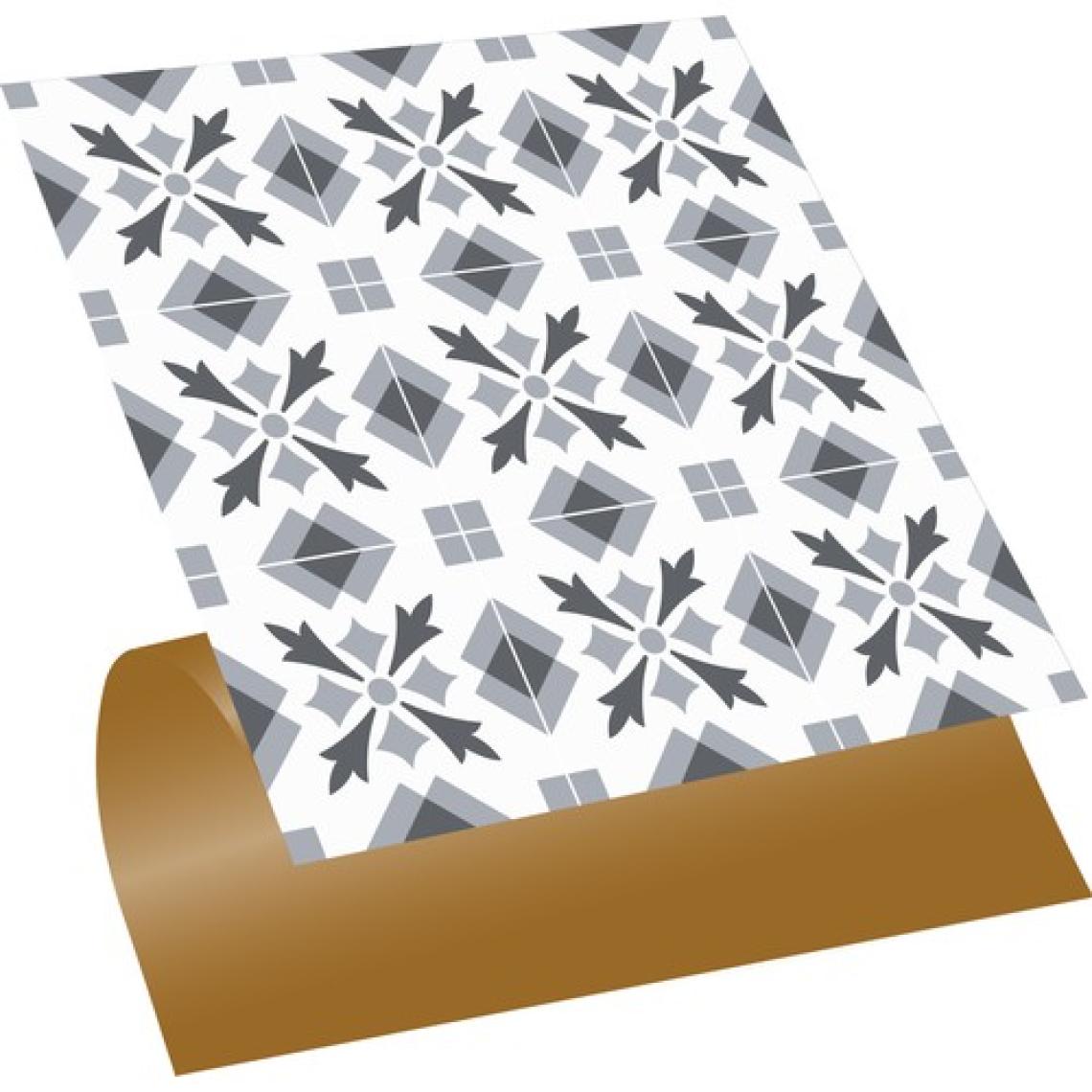 Tink Kendinden Yapışkanlı Mutfak Banyo Kaplama Geometrik 041 Desenli Pvc Karo 30x30 cm 11 Adet 1m2