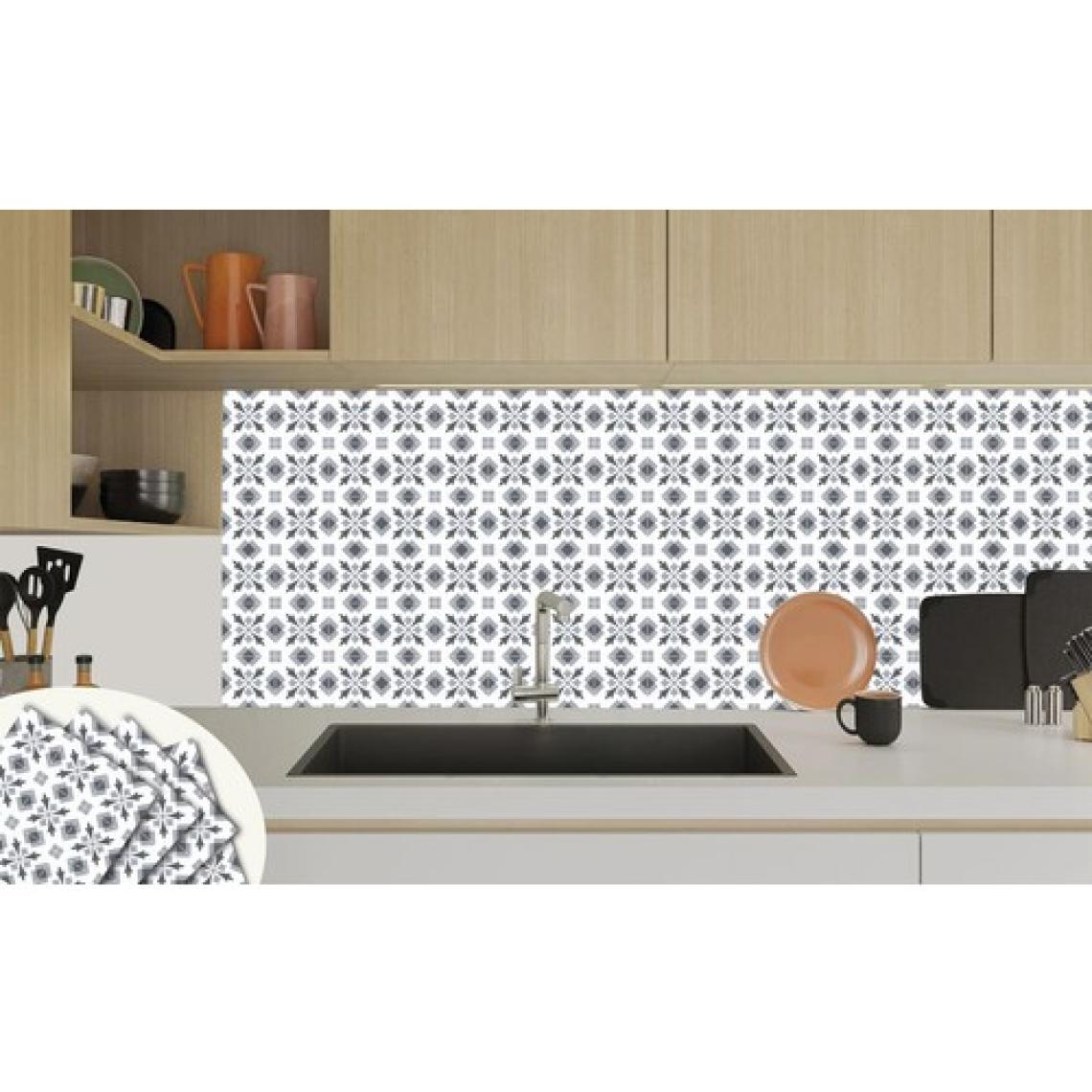 Tink Kendinden Yapışkanlı Mutfak Banyo Kaplama Geometrik 041 Desenli Pvc Karo 30x30 cm 11 Adet 1m2
