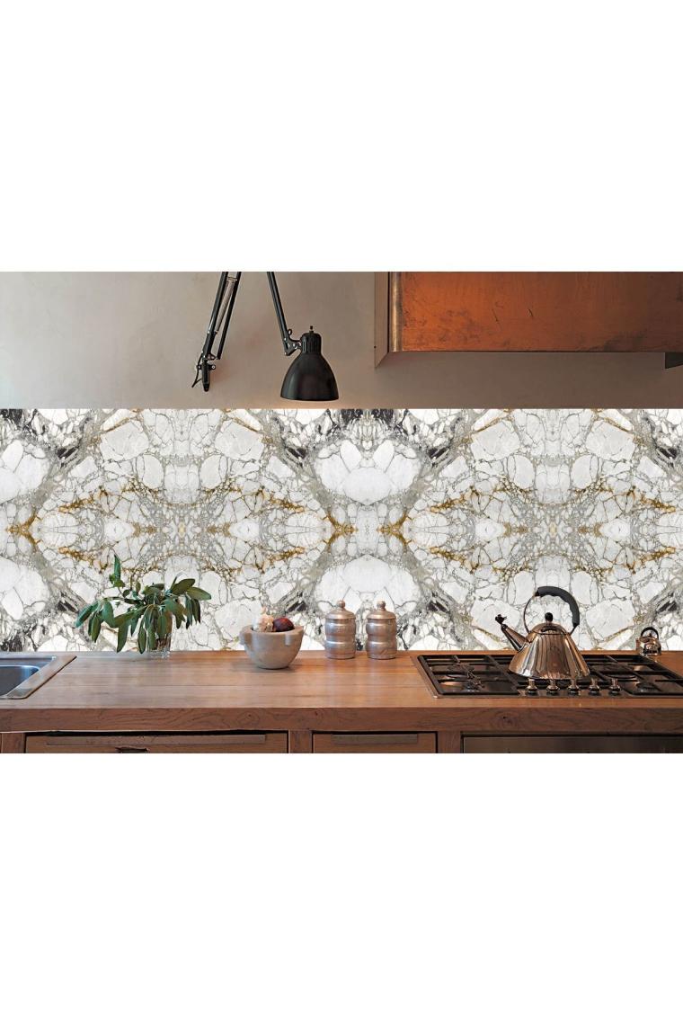 Tink Kendinden Yapışkanlı Taş Mermer Desenli Pvc Panel 41X62 cm (4 Adet) 1 M²
