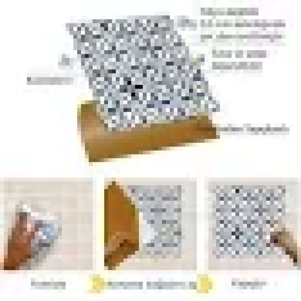 Tink Kendinden Yapışkanlı Serenıty Desenli Pvc Karo 30X30 cm 4'lü 0,36 M2