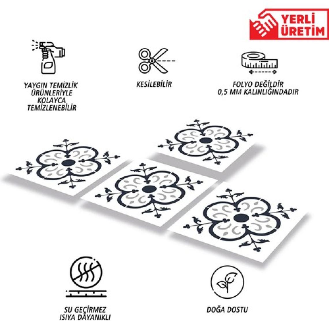 Tink Kendinden Yapışkanlı Solo Fas Pvc Karo 30X30 cm (11 Adet) 1m2