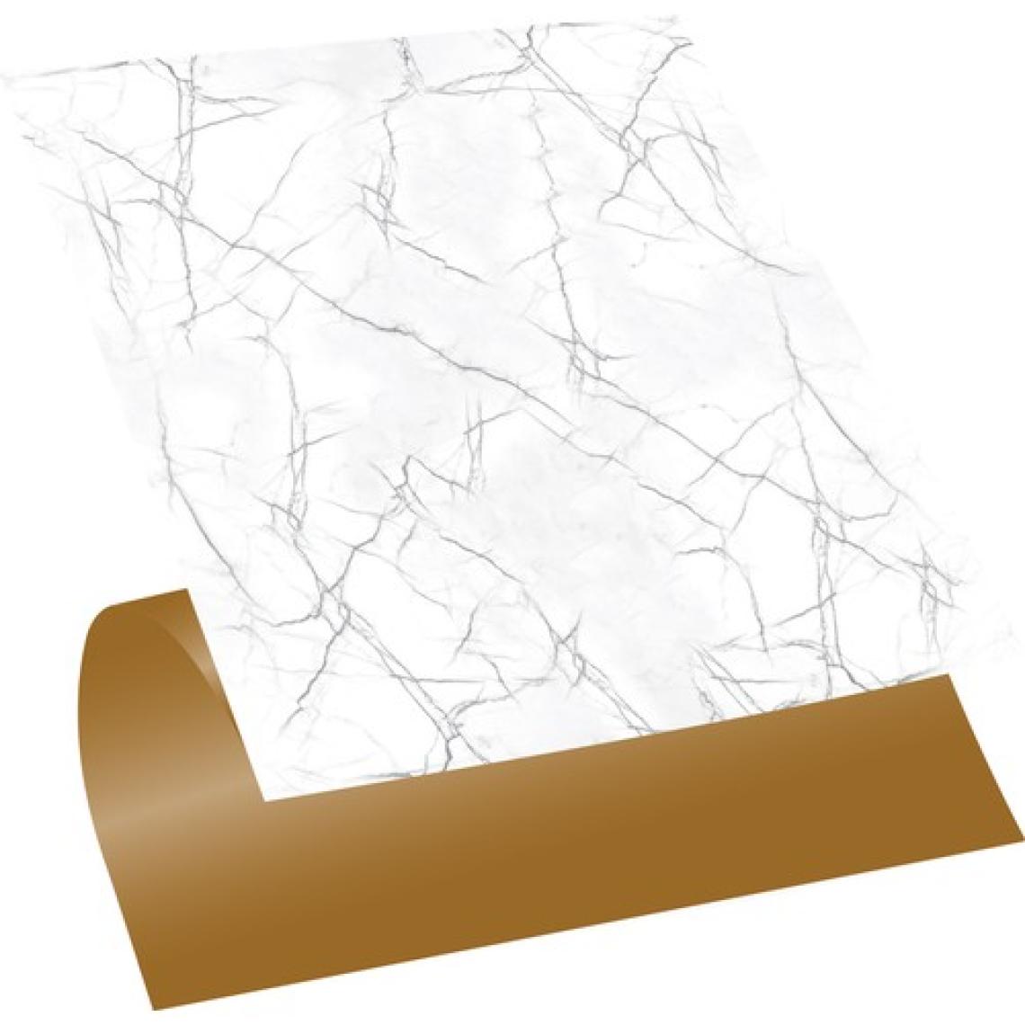 Tink Kendinden Yapışkanlı Silver Mermer Desenli Pvc Karo 30X30 cm (56 Adet) 5m2