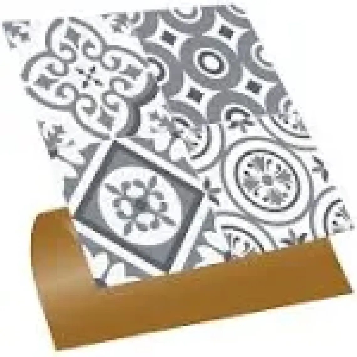 Tink Kendinden Yapışkanlı Banyo Kaplama Geometrik 010 Karma Desenli Pvc Karo 30x30 cm 11 Adet 1m2