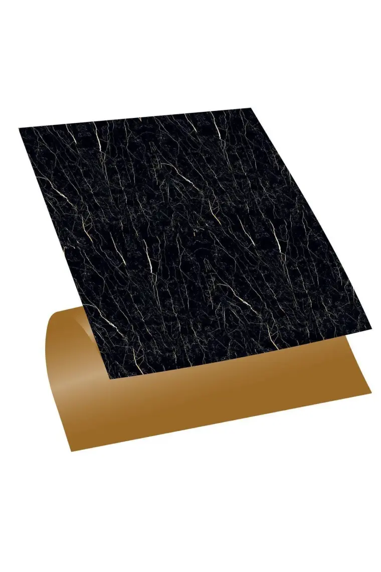 Tink Kendinden Yapışkanlı Siyah Mermer Desenli Pvc Karo 30x30 cm 11 Adet 1m2