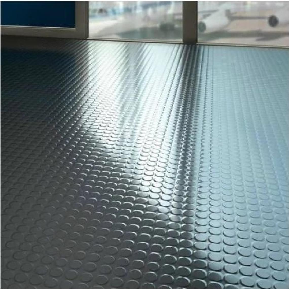 Style Print Pvc Kalın Paralı Zemin Kaplama Otomobil Yer Döşemesi Muşamba / EN:110 cm x 1,5 mt  Gri
