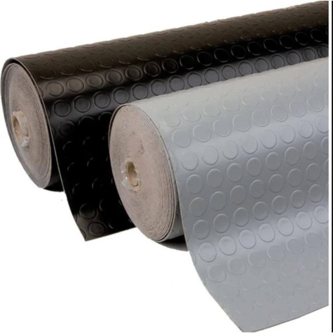 Style Print Pvc Kalın Paralı Zemin Kaplama Otomobil Yer Döşemesi Muşamba / En : 110 cm x 1 mt   --Siyah
