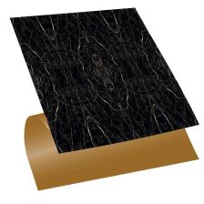 Tink Kendinden Yapışkanlı Siyah Mermer Desenli Pvc Karo 30X30 cm 4'lü 0,36 M2