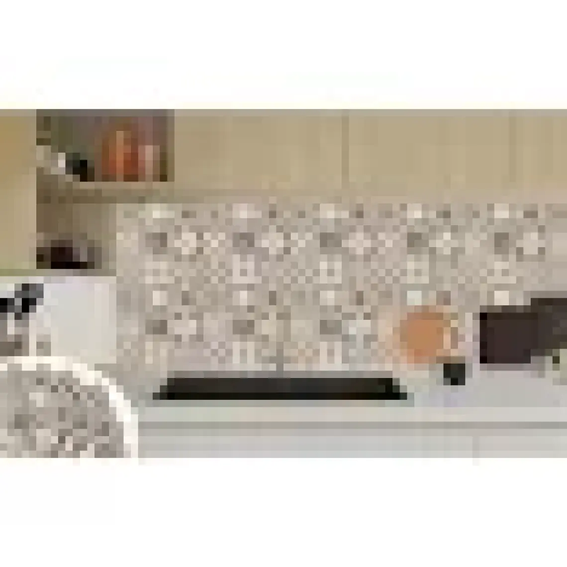 Tink Kendinden Yapışkanlı Apricot Desenli Pvc Karo 30X30 cm (11 Adet) 1m2