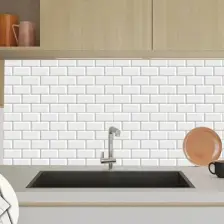 Tink Kendinden Yapışkanlı Metro Karo Desenli Pvc Karo 30X30 cm 4'lü 0,36 M2
