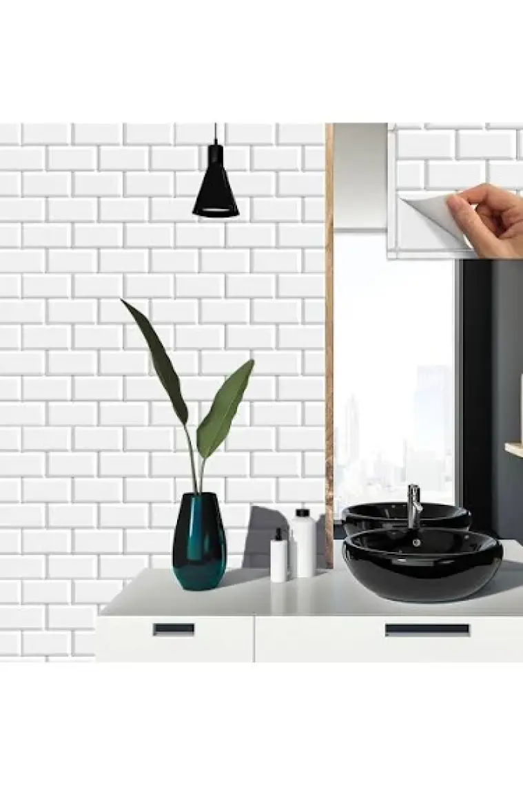 Tink Kendinden Yapışkanlı Metro Karo Desenli Pvc Karo 30X30 cm 4'lü 0,36 M2
