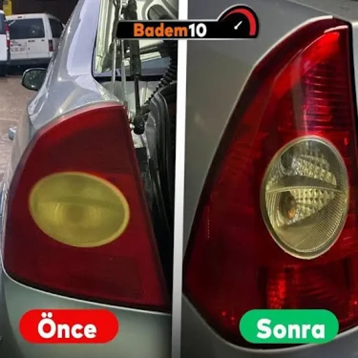 Badem10 Far Temizleme Ince Kalın Kum Kağıt El Su Zımparası Kağıdı Araç Oto Parlatma Set 1000-2000-3000 Kum (10 ADET)
