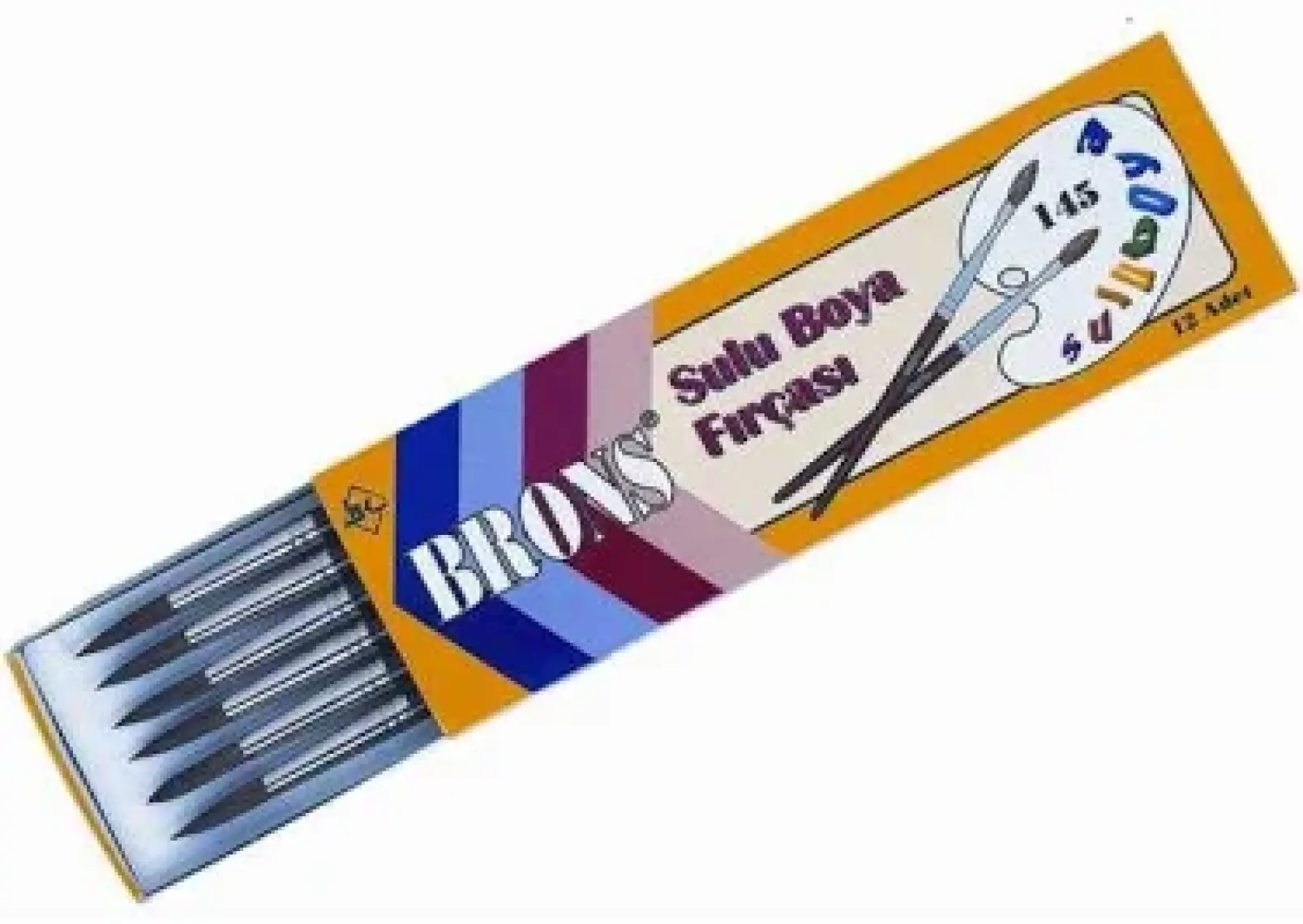 Brons  4 No Sulu Boya Fırçası  Br-235