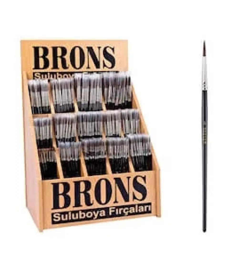 Brons  5 No Sulu Boya Fırçası  Br-236