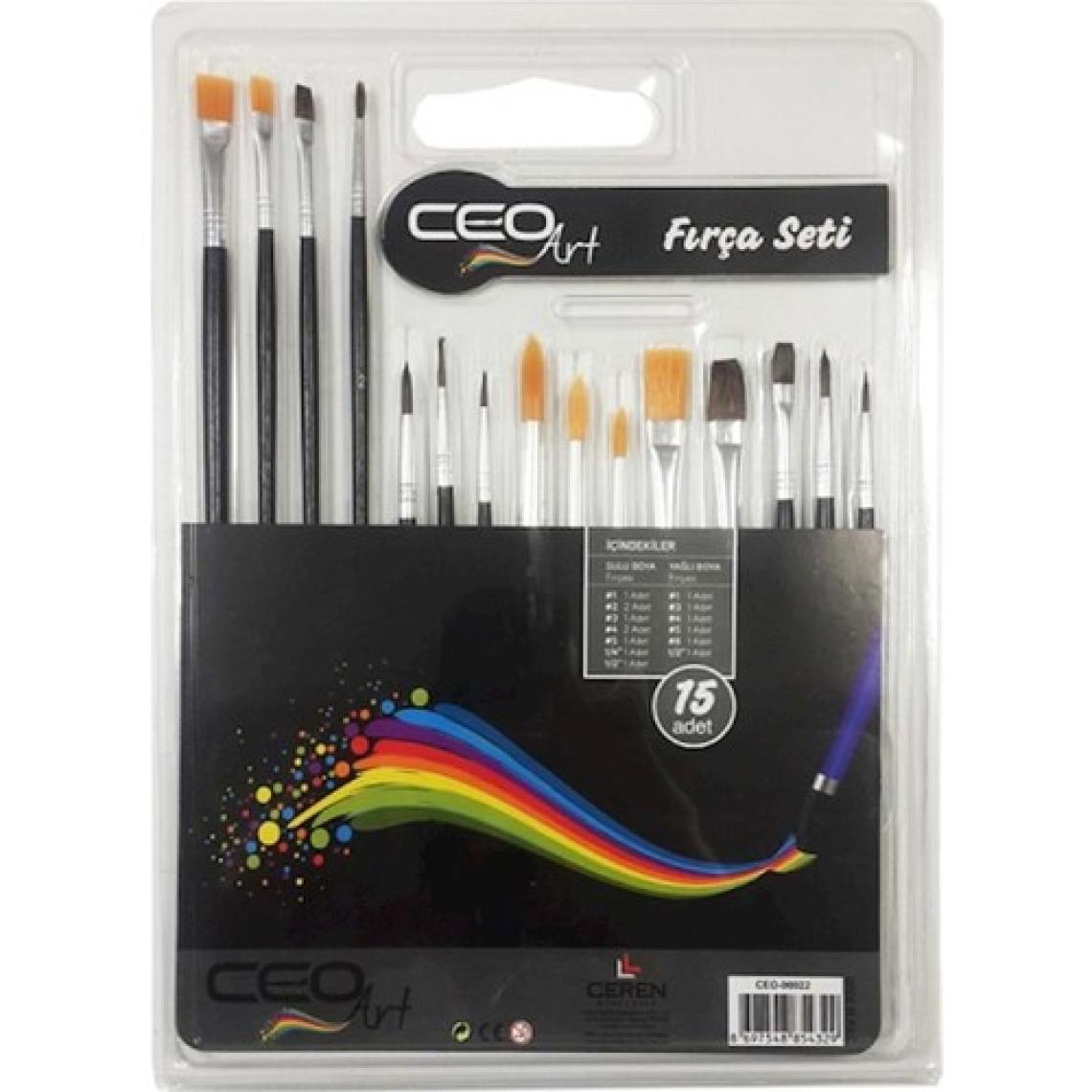 Ceo Art Fırça Seti 00022 15'li