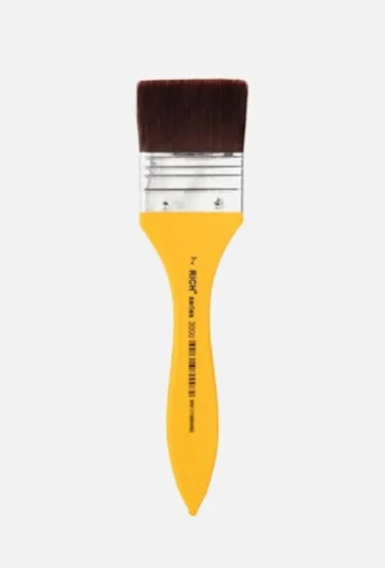 Rich Art Bordo Sentetik Zemin Fırçası 3000 Seri No:2 (5 cm)
