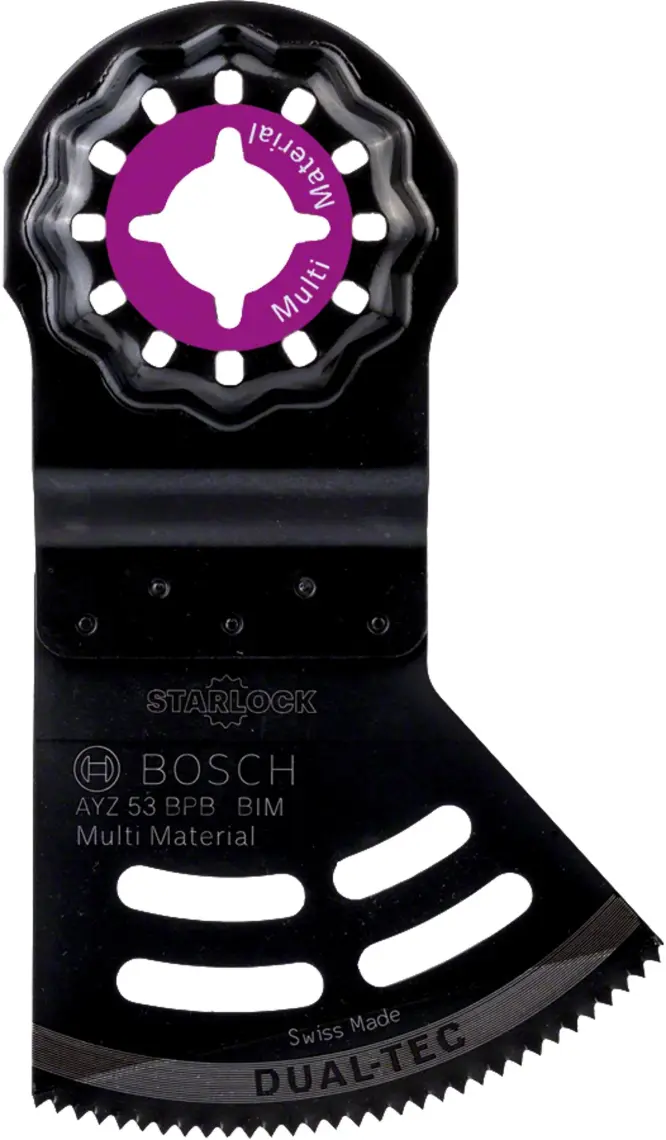 Bosch - Starlock - Ayz 53 Bpb - Bım Çoklu Malzeme Için Daldırmalı ve Yana Kesim Testere Bıçağı 1'li