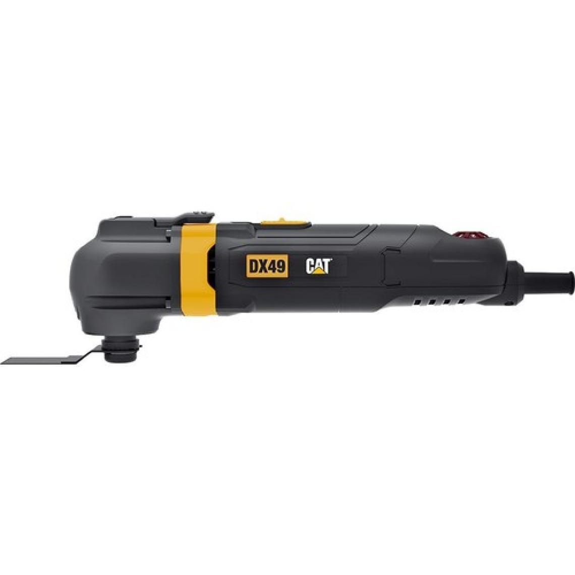 Cat DX49.1 350WATT Profesyonel Çok Amaçlı Devir Ayarlı Kesme Raspalama ve Zımpara + 14 Adet Aksesuar