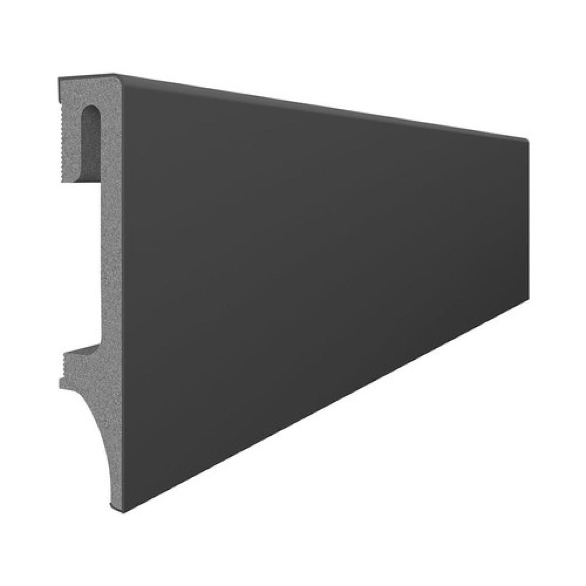 Vox Espumo Suya Dayanıklı Süpürgelik 8 cm - 2,40 Metre - Antrasit - ESP205