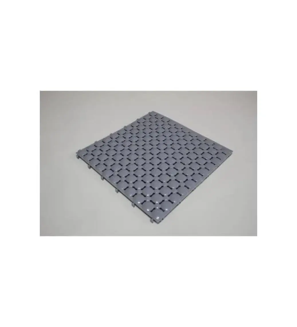Gerçek Trend Gri, Ortopedik Plastik Yer Karosu Zemin Döşemesi Yer Izgarası 33X33CM 1 M2 (9 Adet)