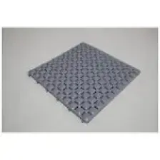 Gerçek Trend Gri, Ortopedik Plastik Yer Karosu Zemin Döşemesi Yer Izgarası 33X33CM 1 M2 (9 Adet)