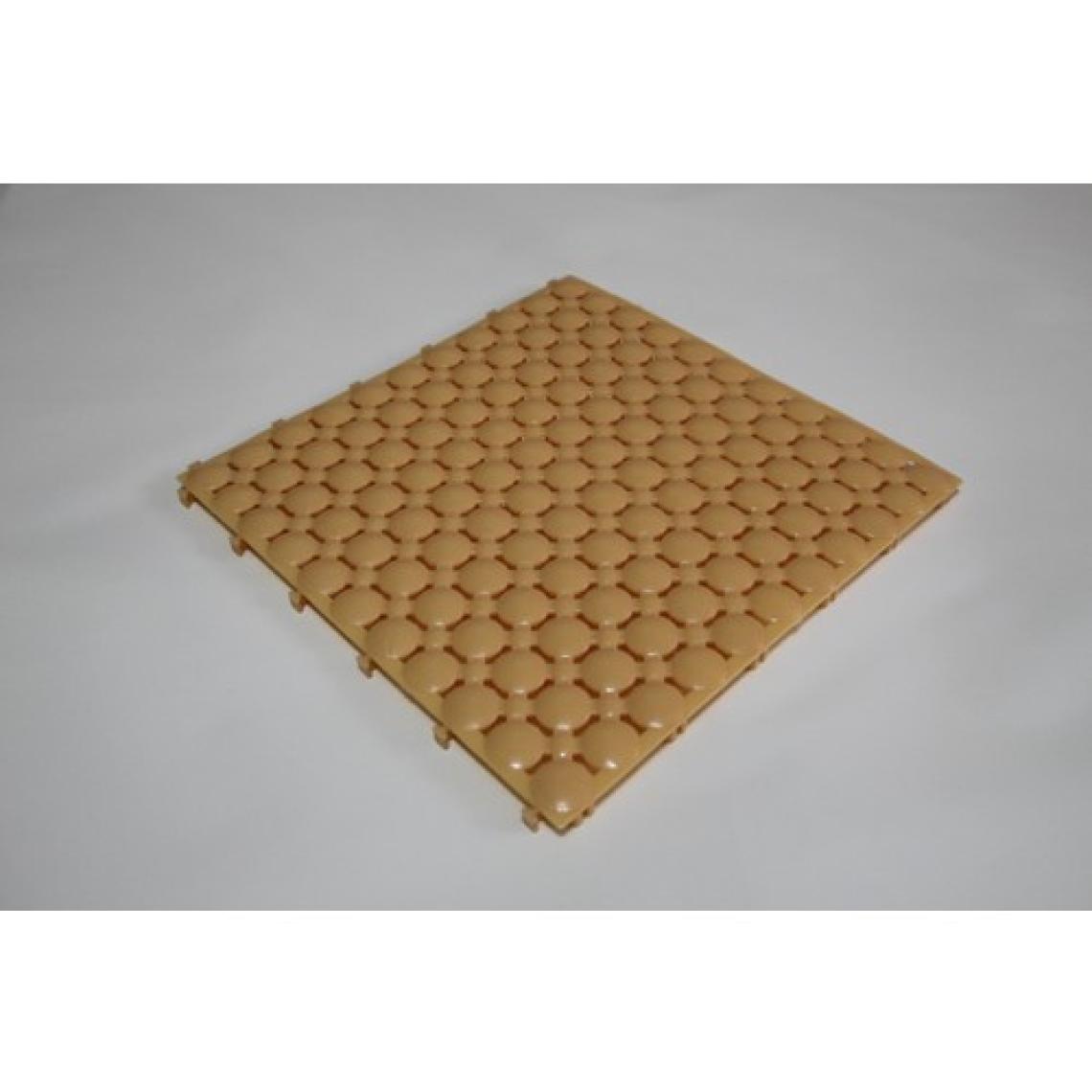 Gerçek Trend Sarı, Ortopedik Plastik Yer Karosu Zemin Döşemesi Yer Izgarası 33X33CM 1 M2 (9 Adet)