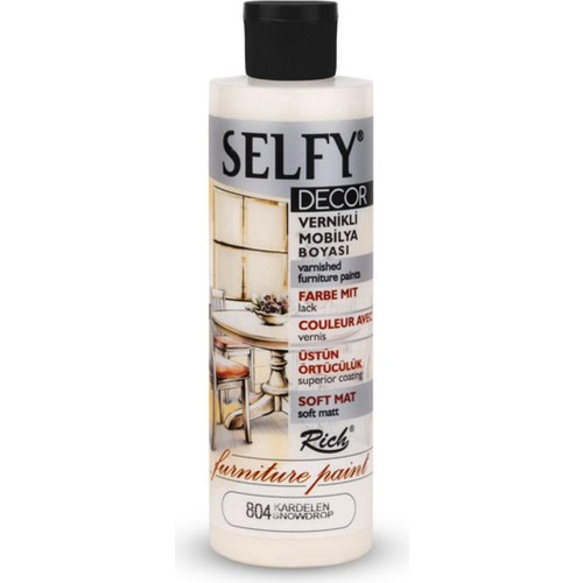 Rich Selfy Decor Vernikli Mobilya Boyası 240 cc 09431 Kardelen