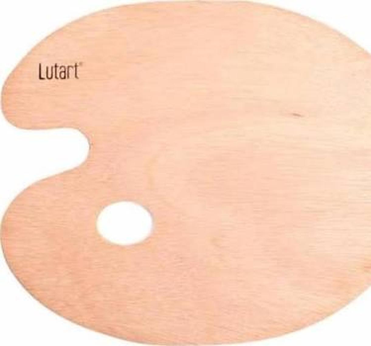 Lutart Oval Ahşap Palet 24X30 Cm