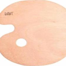 Lutart Oval Ahşap Palet 24X30 Cm