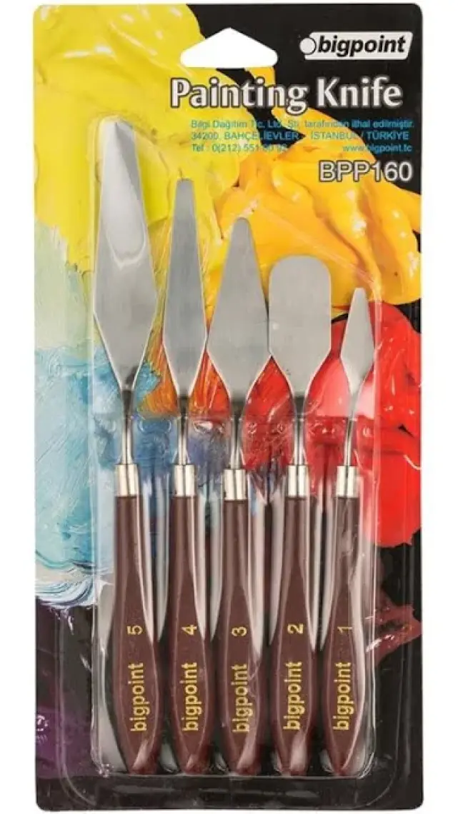 Bigpoint 160 Painting Knife( Spatula) Set 5 Li Bpp160