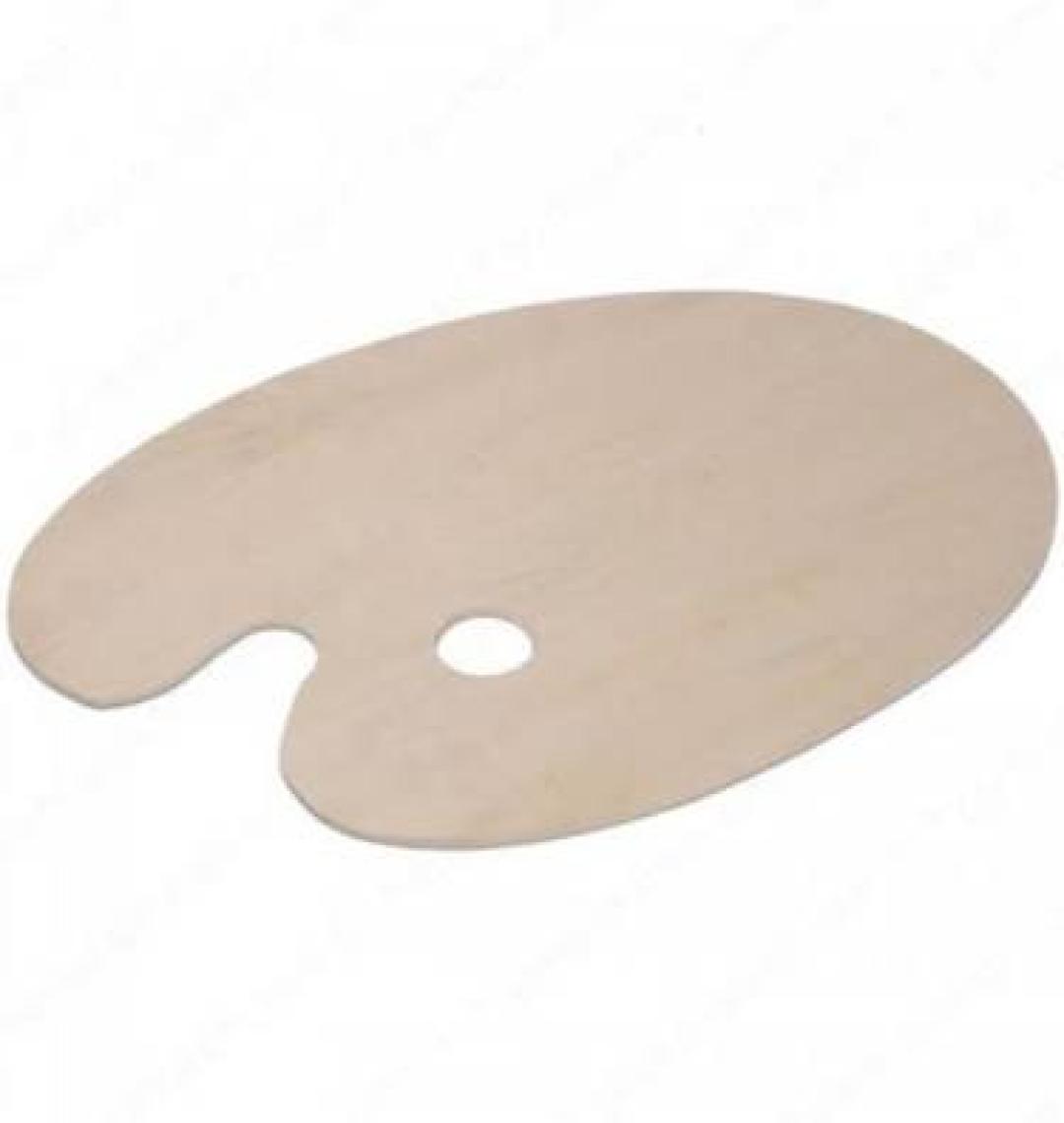 Hobi24 Ahşap Oval Palet 30 x 40 cm