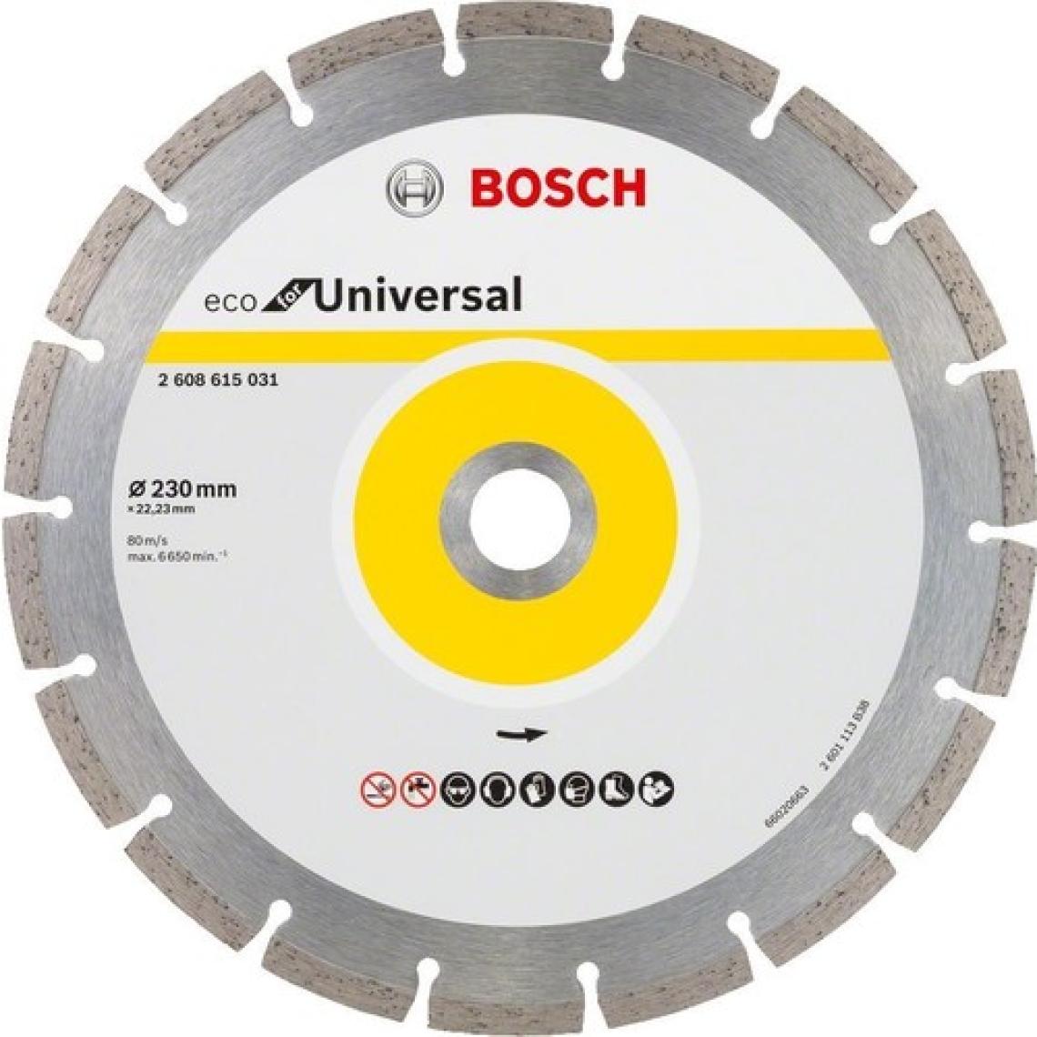 Bosch - Ekonomik Seri Genel Yapı Malzemeleri Için Elmas Kesme Diski 230 mm
