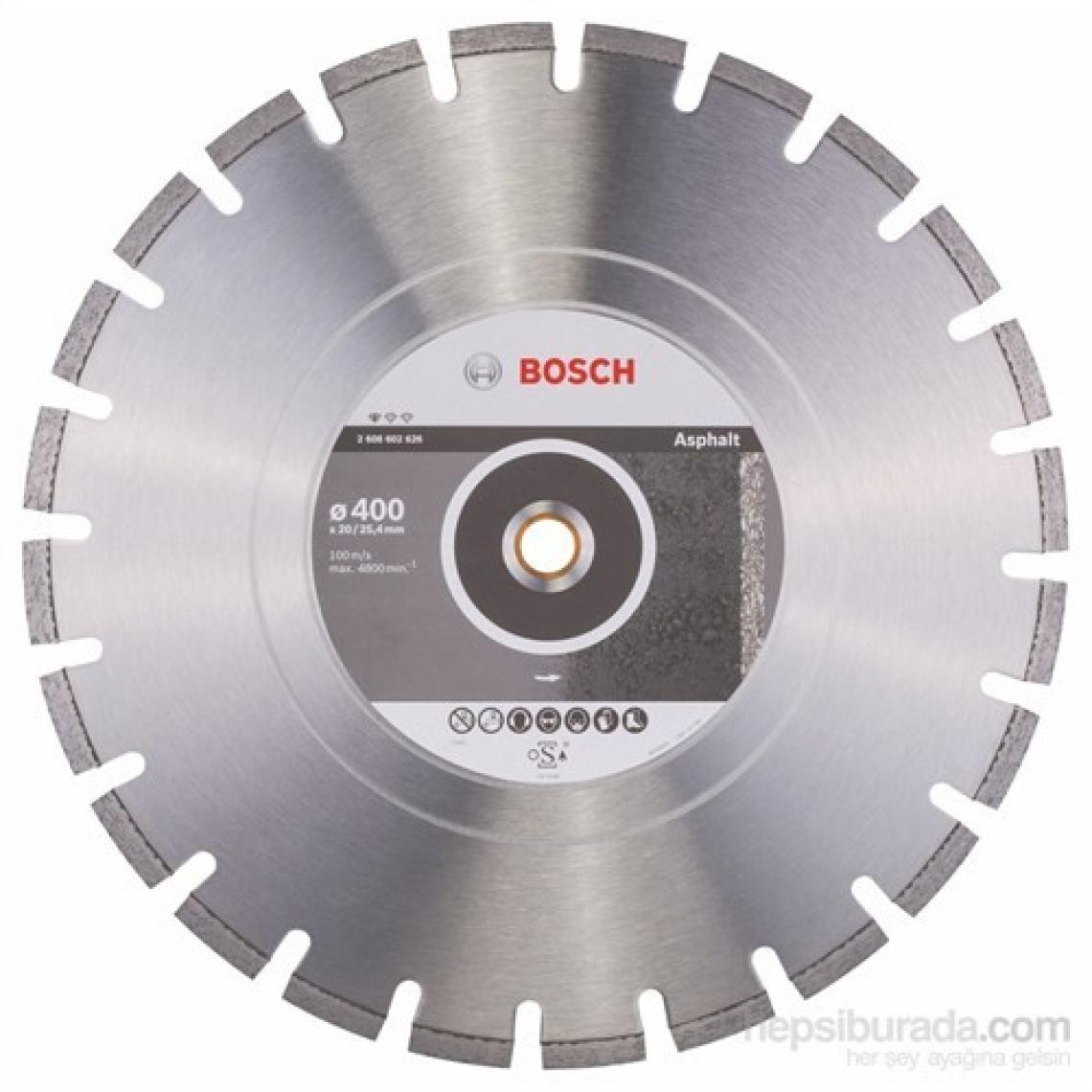 Bosch  - Standard Seri Asfalt İçin Elmas Kesme Diski - 400 X 20/25,40 X 3,6 X 10 Mm