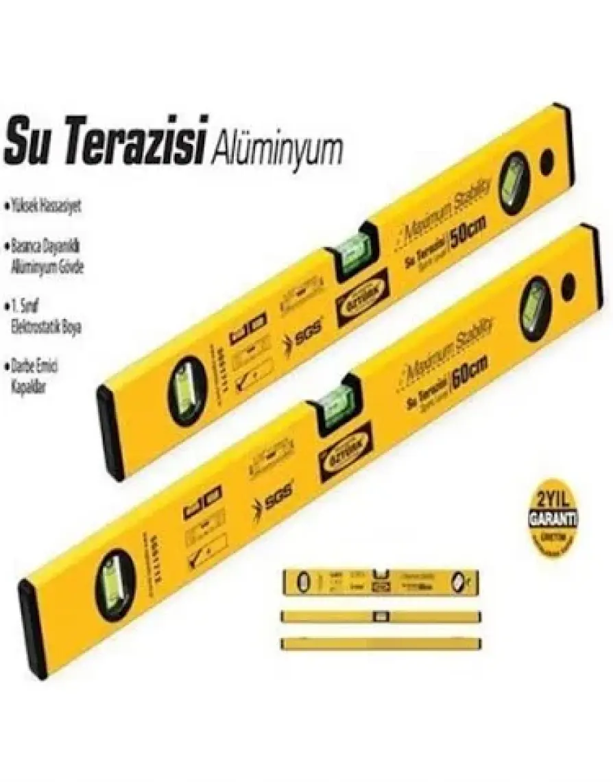 Sgs Alüminyum Su Terazisi  50 Cm Sgs1711 (1 Adet)