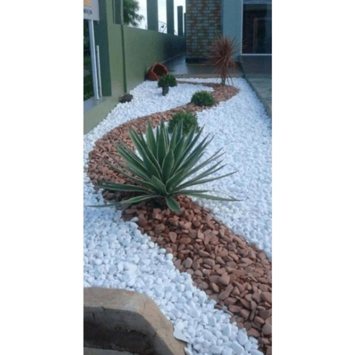 Ahs Beyaz Dolomit Taş 25 kg 1-2 cm Dere Çakıl Taşı Bahçe Peyzaj Süs Taşı Saksı Teraryum Akvaryum Taşı
