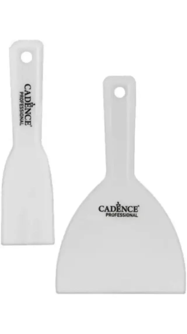Cadence Rölyef Spatula 2'li Set ( Dar + Geniş )