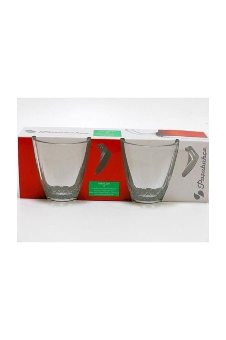 Paşabahçe 55733 Mercan Kulplu Bardak 2'li