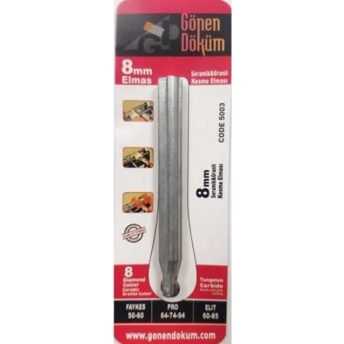 Faykes Silver Seramik Kesme Elmasi 8 mm