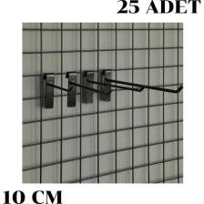 İstanbul Manken Tel Pano Kancası Raf Askısı 25 Adet 10 cm